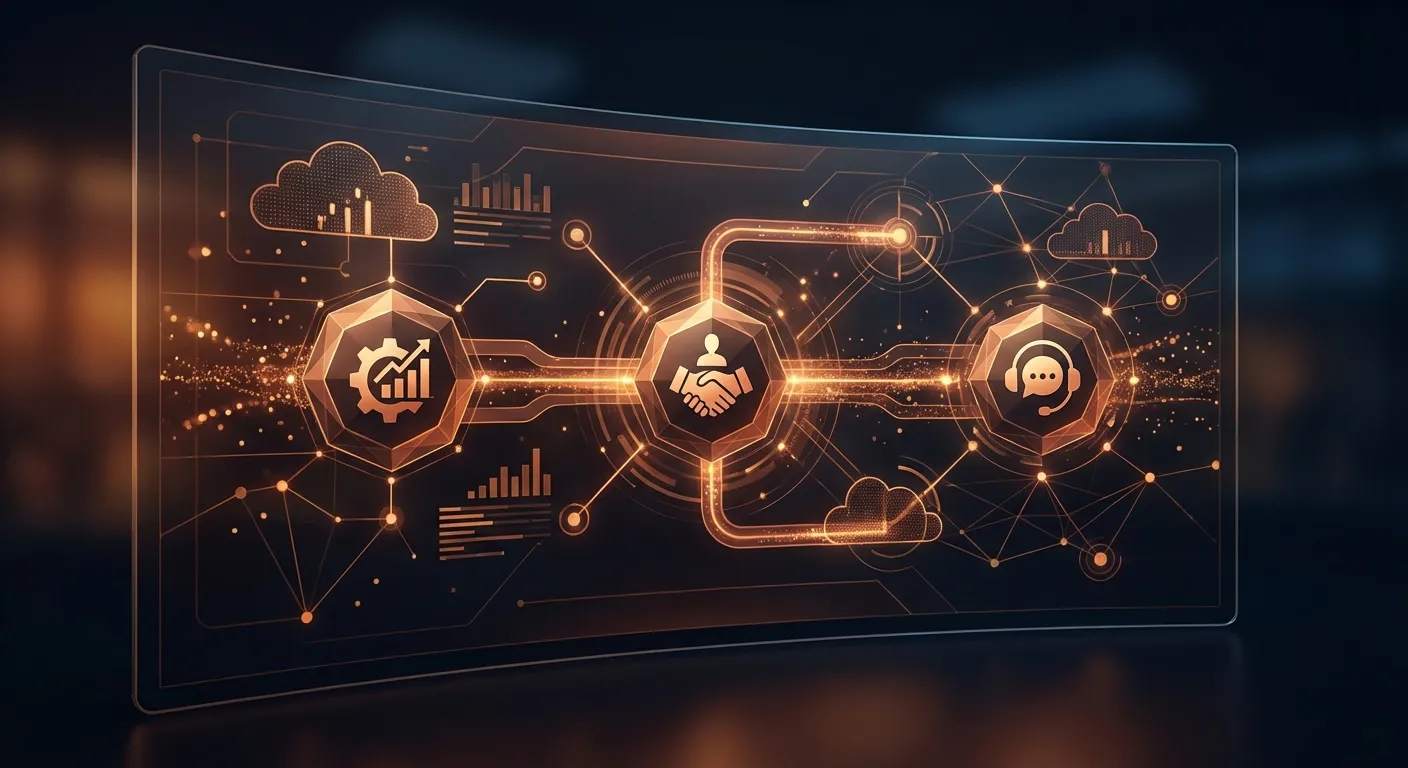 Cross-platform AI agents connecting enterprise systems